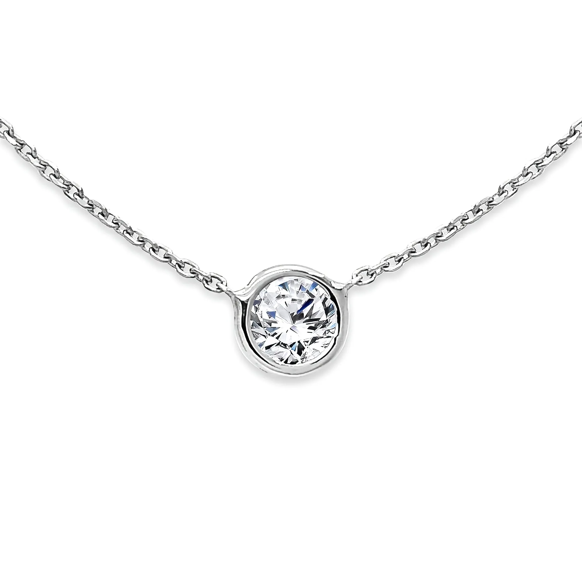 Diamond Solitaire Necklace