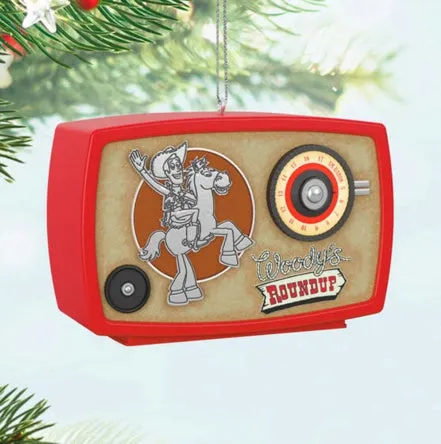 Disney/Pixar Toy Story 2 Woody's Roundup Radio Ornament With Light and Sound