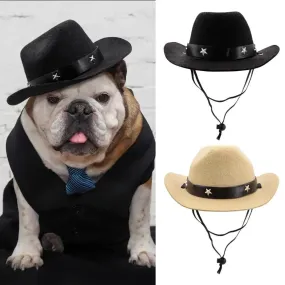 Dog Cowboy Hat - Pet Headwear