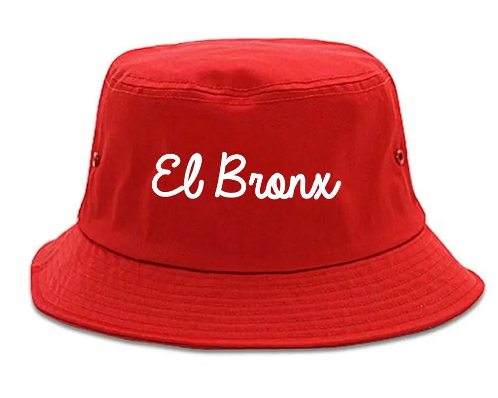 El Bronx Spanish Script Mens Bucket Hat