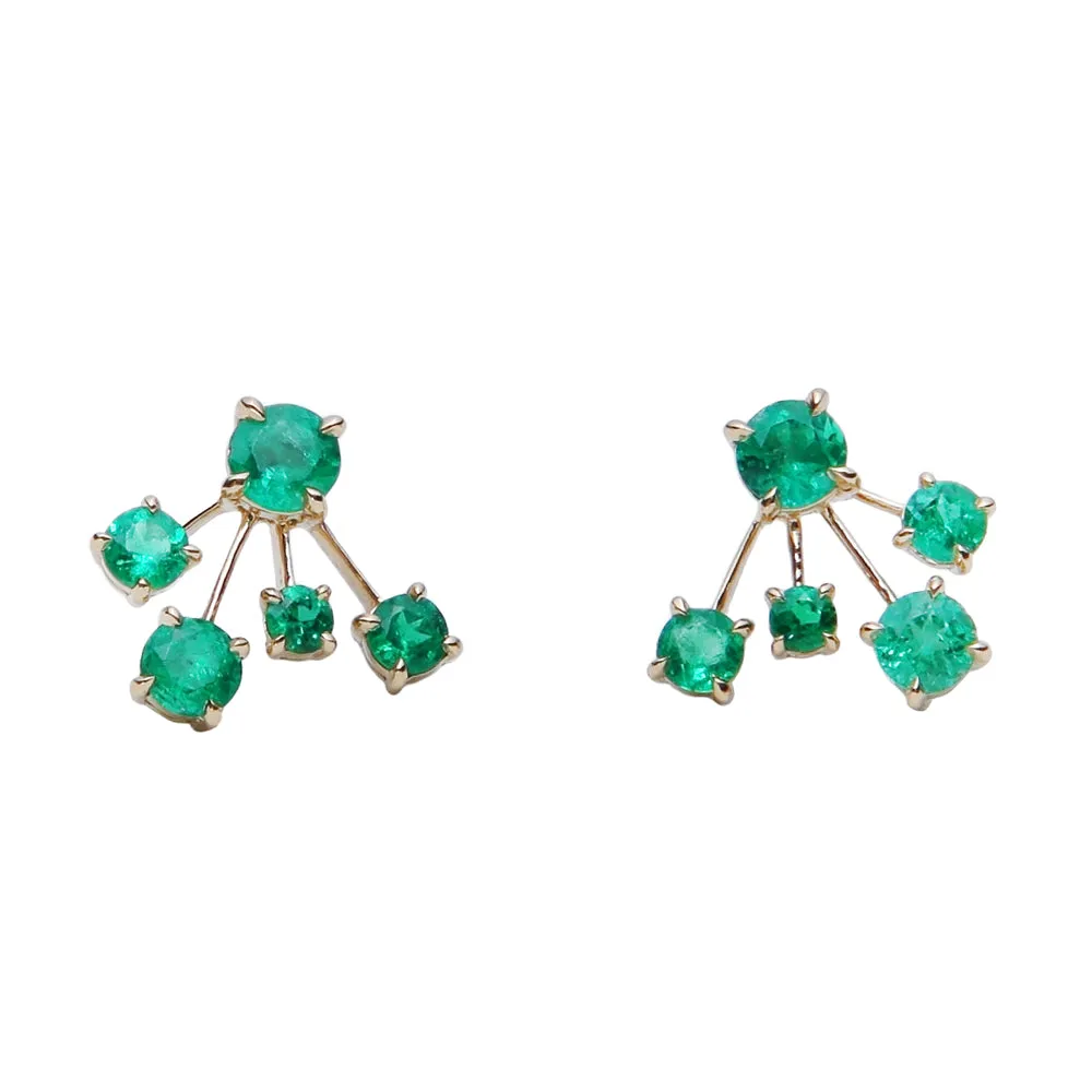 Emerald Constellation Earrings