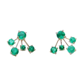 Emerald Constellation Earrings