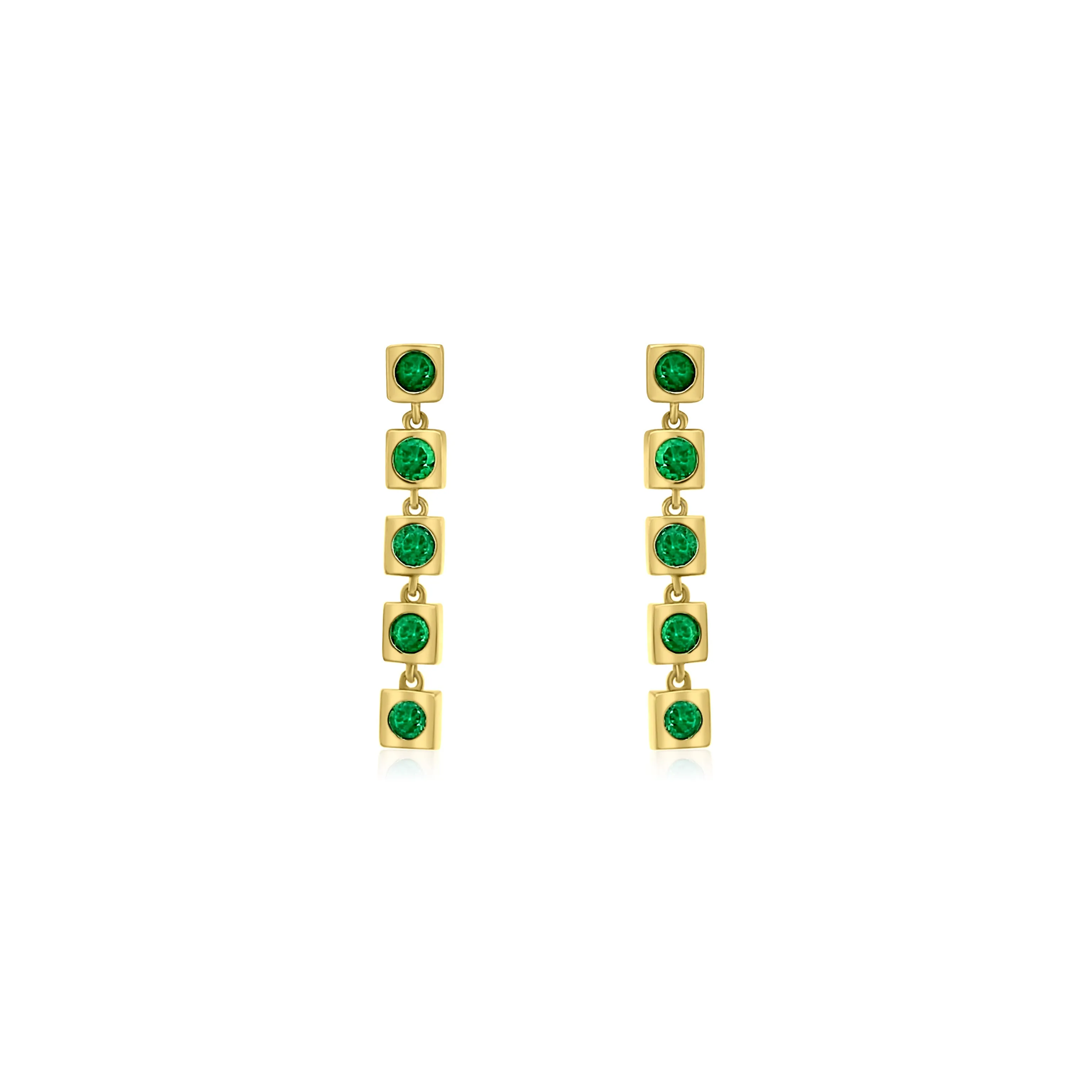 Emerald Drop Earring