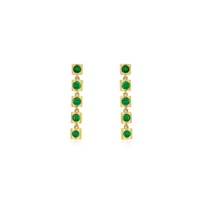 Emerald Drop Earring