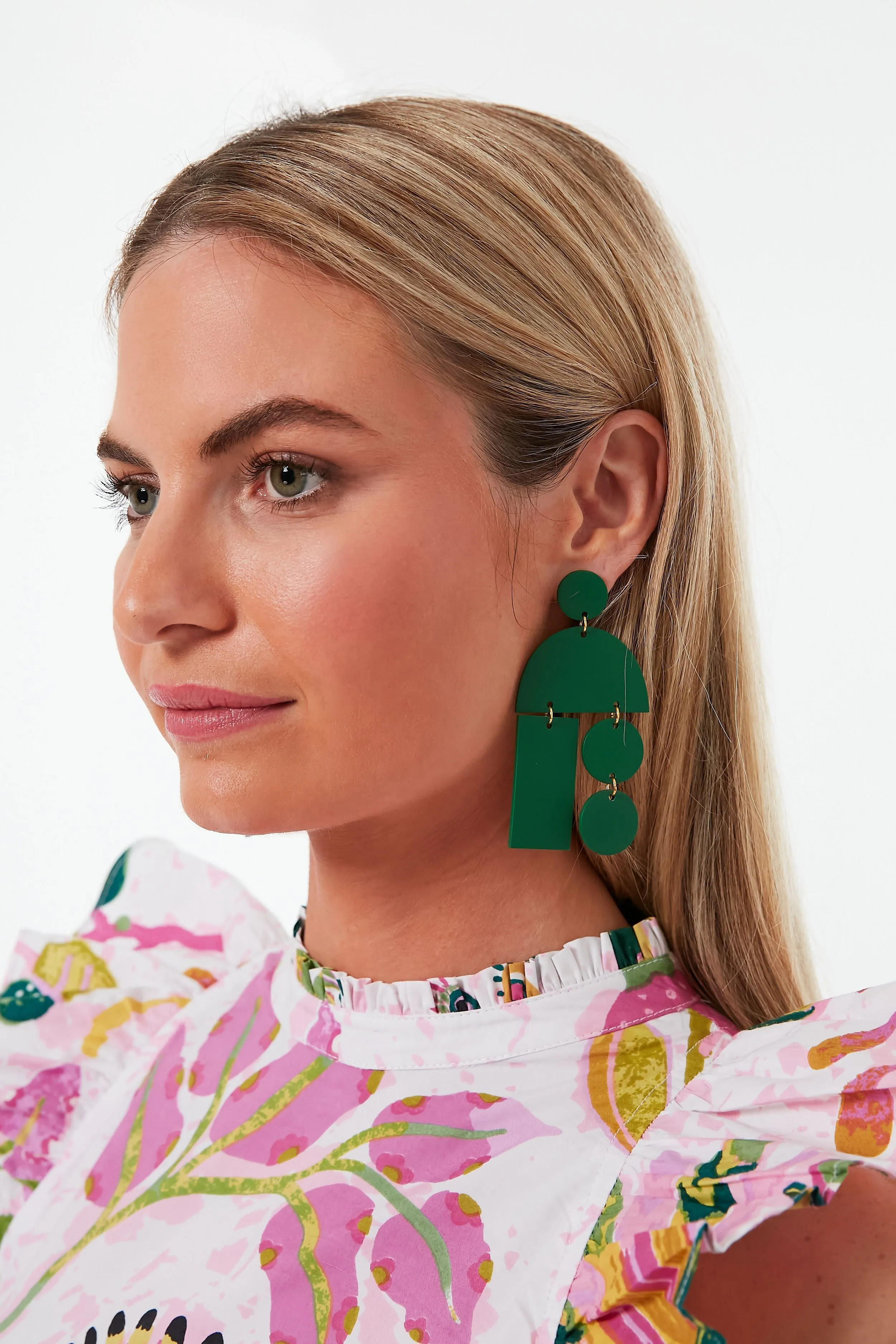 Emerald Mobile Earrings