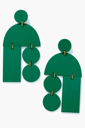 Emerald Mobile Earrings