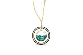 Emeralds Circle Necklace