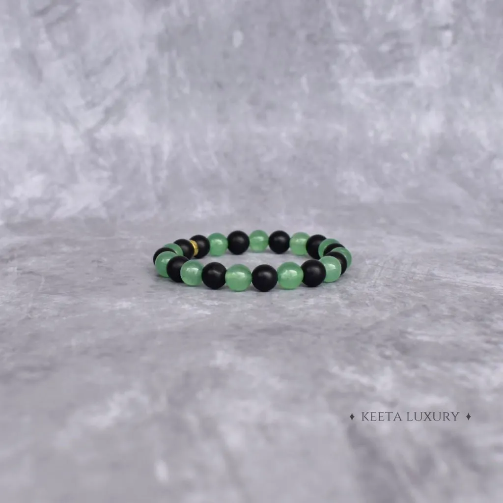 Enchanted Green - Green Aventurine & Black Onyx