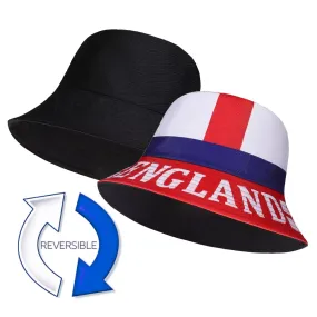 England Adults Bucket Hat | St Georges Cross Reversible