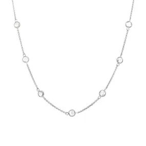 Estate Station Necklace, 18Kt