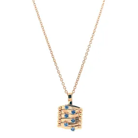 Exclusive Yogo Sapphire Brevetto Expandable Pendant