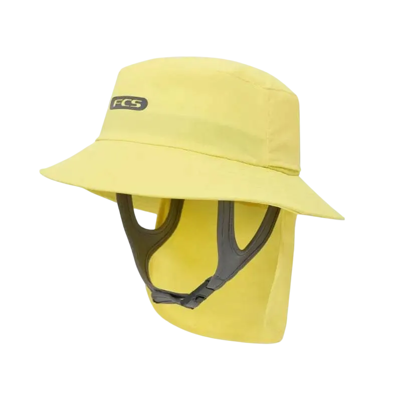 FCS Essential Surf Bucket Hat (Small-XL) Butter Color