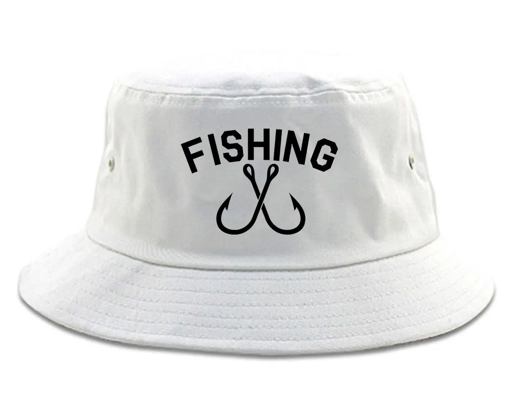 Fishing Hook Logo Mens Bucket Hat