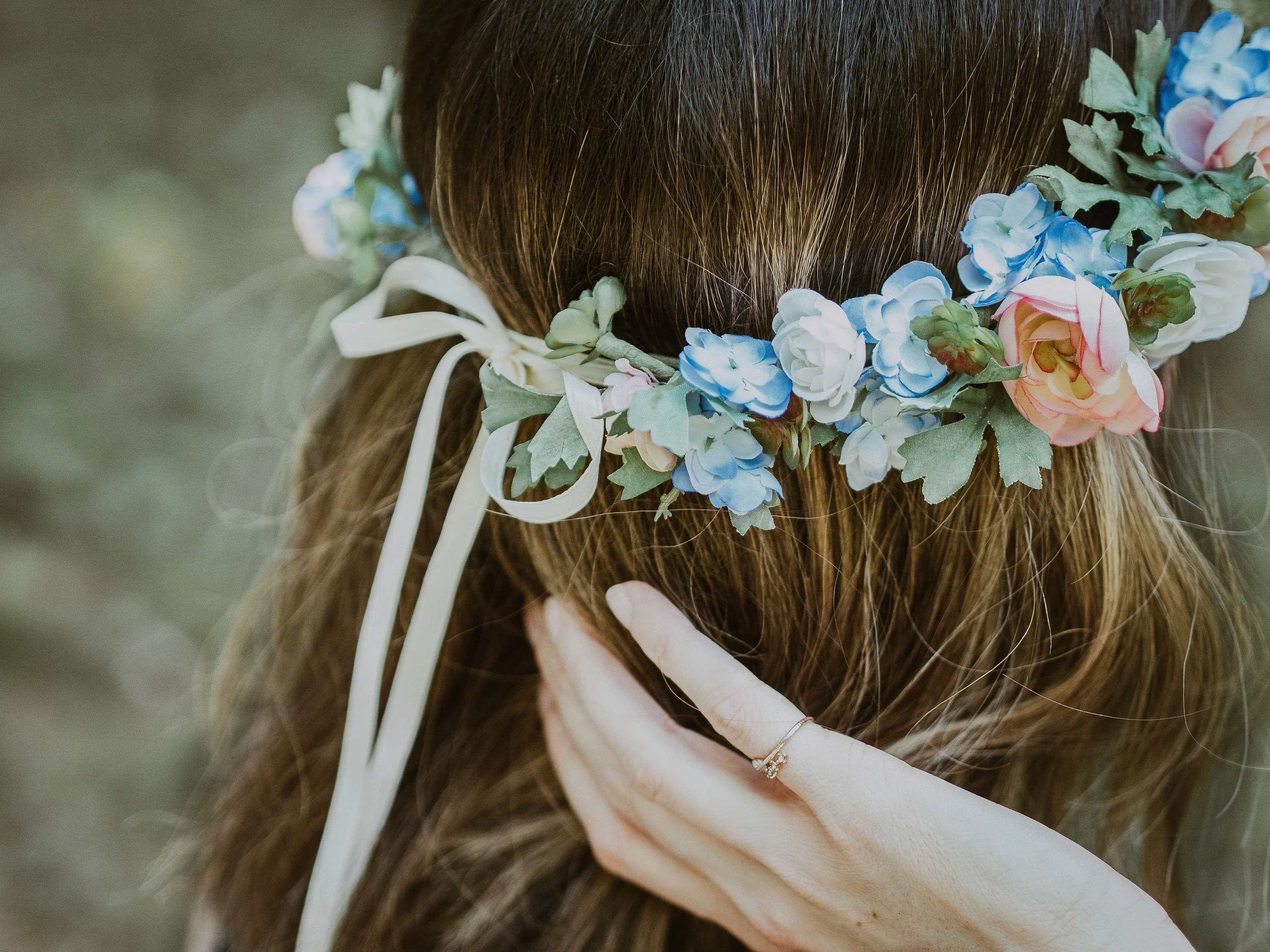 Floral Crown for Bridesmaids or Flower Girl