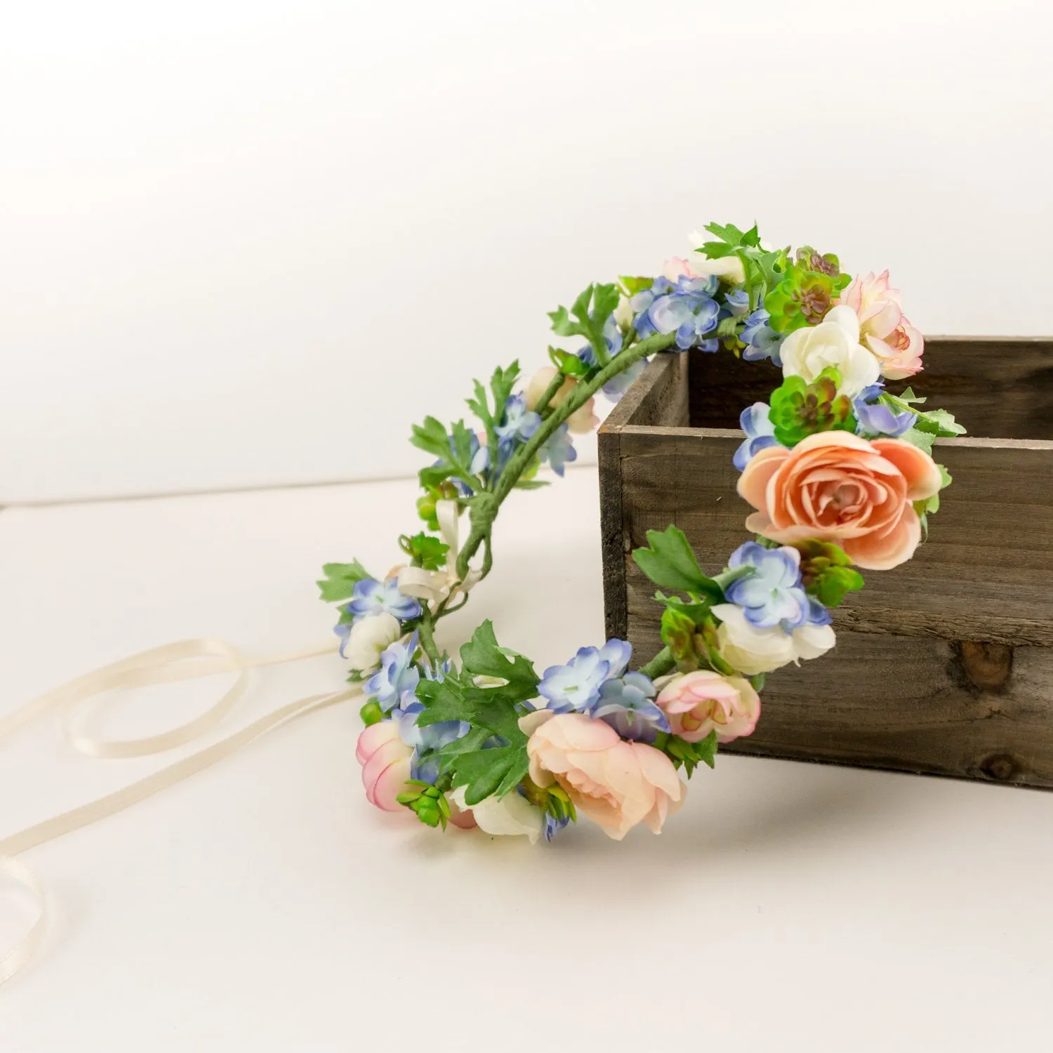 Floral Crown for Bridesmaids or Flower Girl