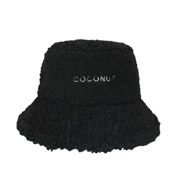 Fuzzy Warm Plush Bucket Hat