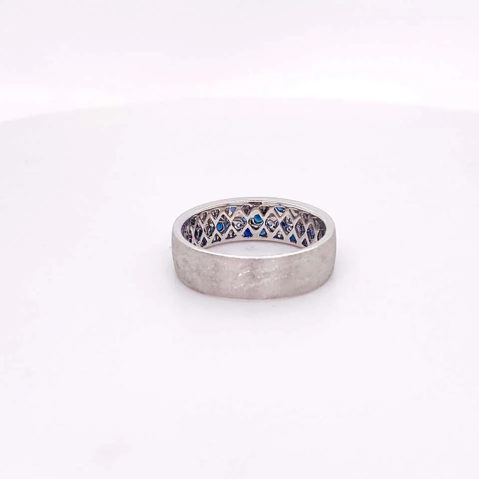 Galaxy Blue Sapphire Confetti Cigar Band