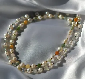 Gemstone & Pearl Necklace