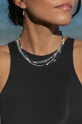 Gemstone and Pearl Necklace - Ke'ala