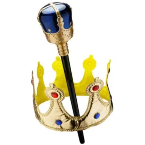 Gold Crown and Scepter