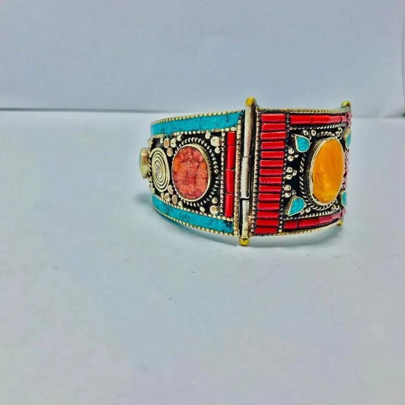 Handmade Nepalese Vintage Cuff Bracelet