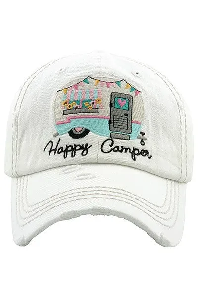 Happy Camper Baseball Hat