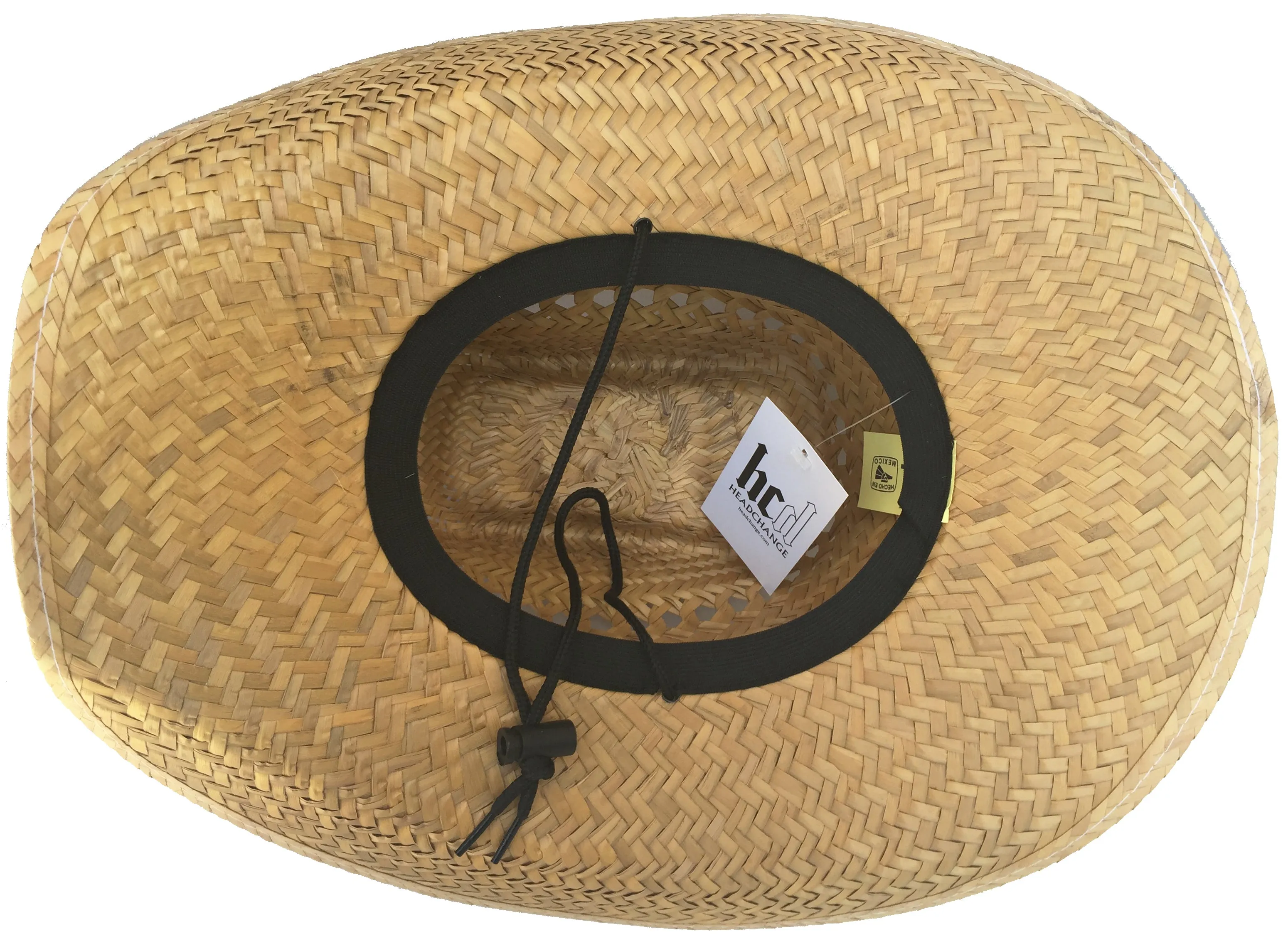 Headchange Straw Biggs Crown Cowboy Hat Mexican Palm