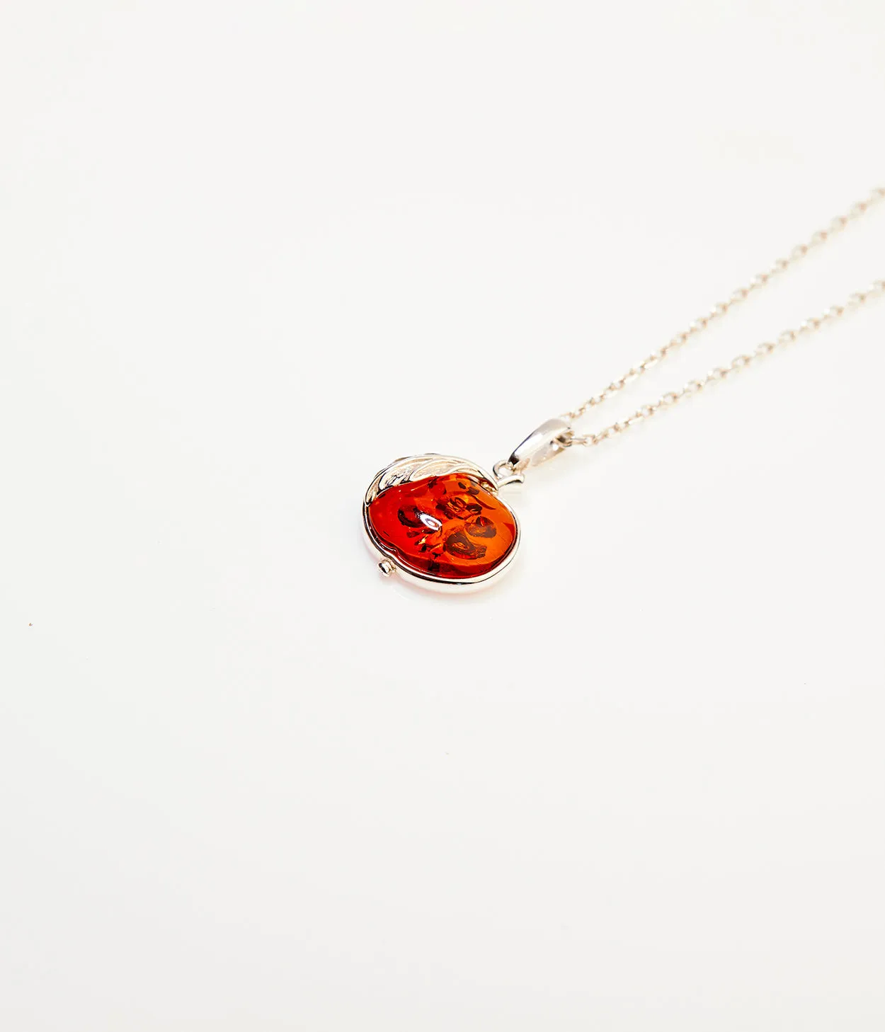 Honey Apple Amber Pendant