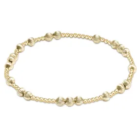 Hope Unwritten Dignity 4mm Bead Bracelet-Gold