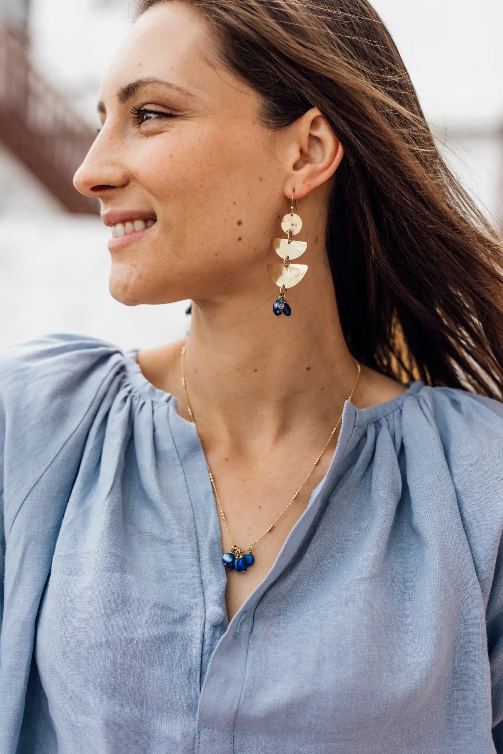 Island Necklace Lapis