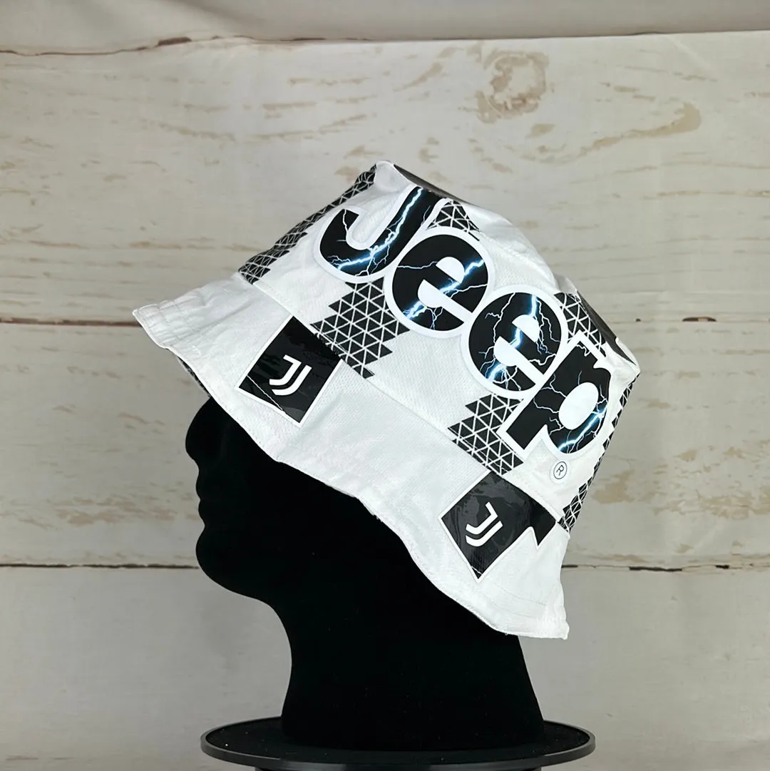 Juventus 22/23 Upcycled Home Shirt Bucket Hat