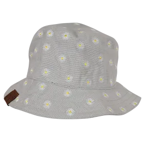 KB-005 C.C Daisy Rain Bucket Hat Grey