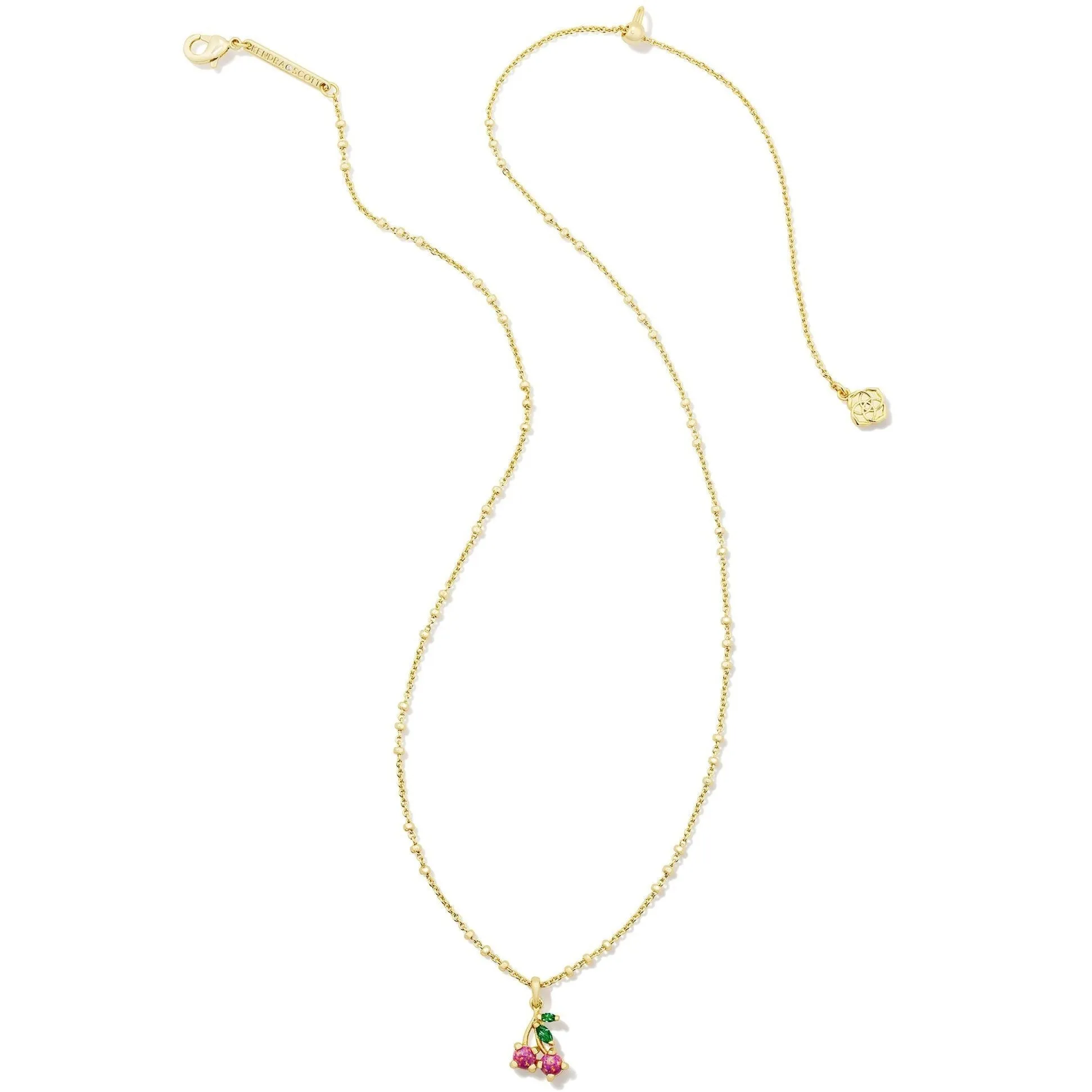 Kendra Scott | Cherry Gold Short Pendant Necklace