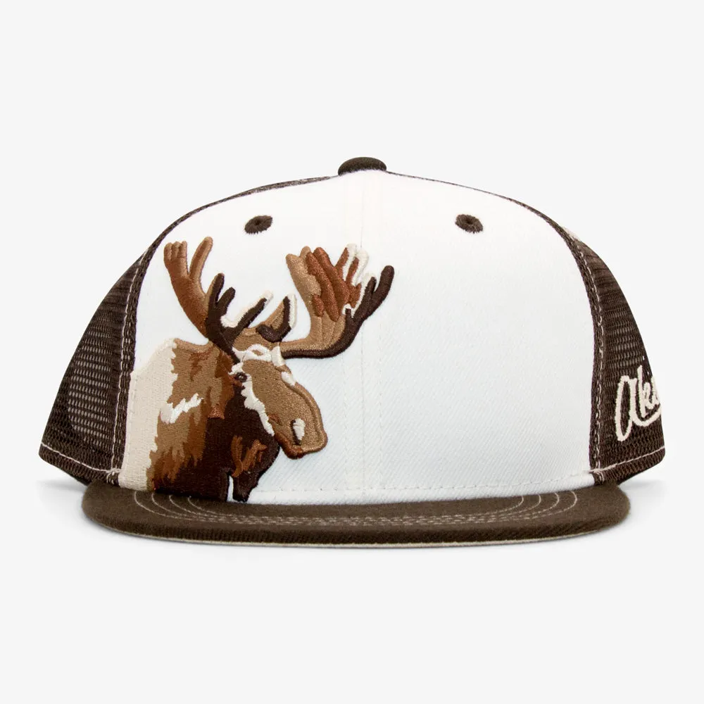 Kids Moose Flatbill Snapback Hat