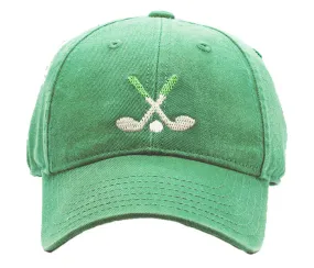 Kid's Needlepoint Hat - Golf Clubs