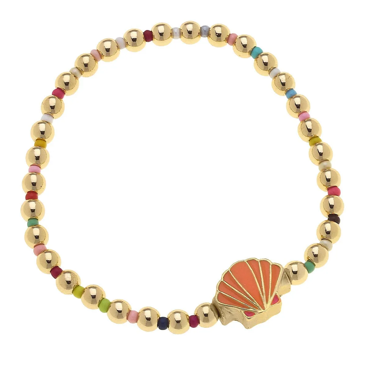 Kids Roxy Rainbow Beaded Children’s Bracelet with Cute Charm | Kids Fashion Beads Jewelry