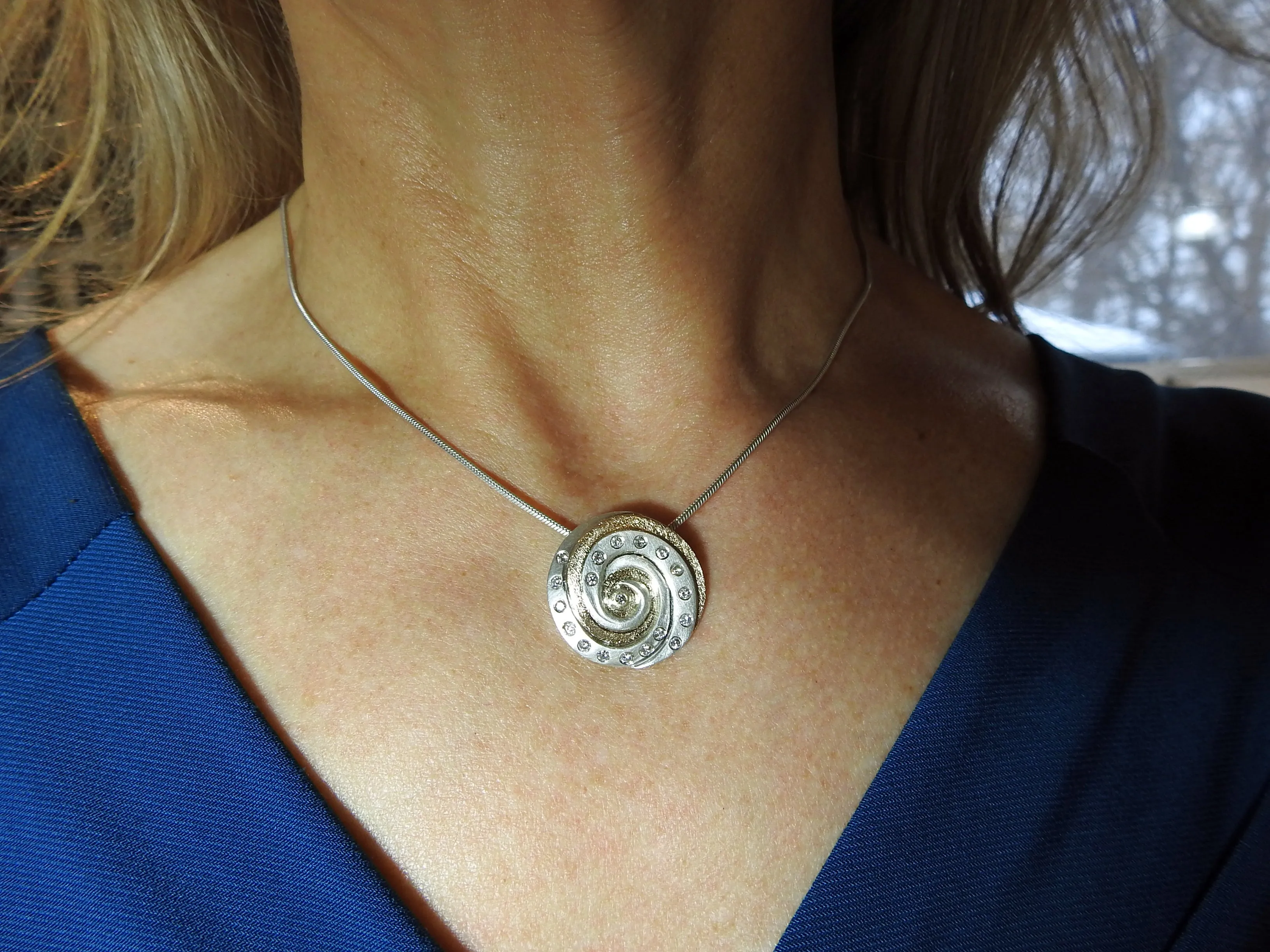 Koru Symbol inspired pendant