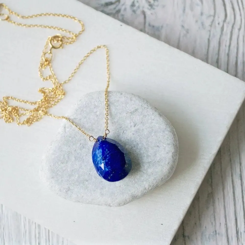 Lapis & Gold Fill Necklace