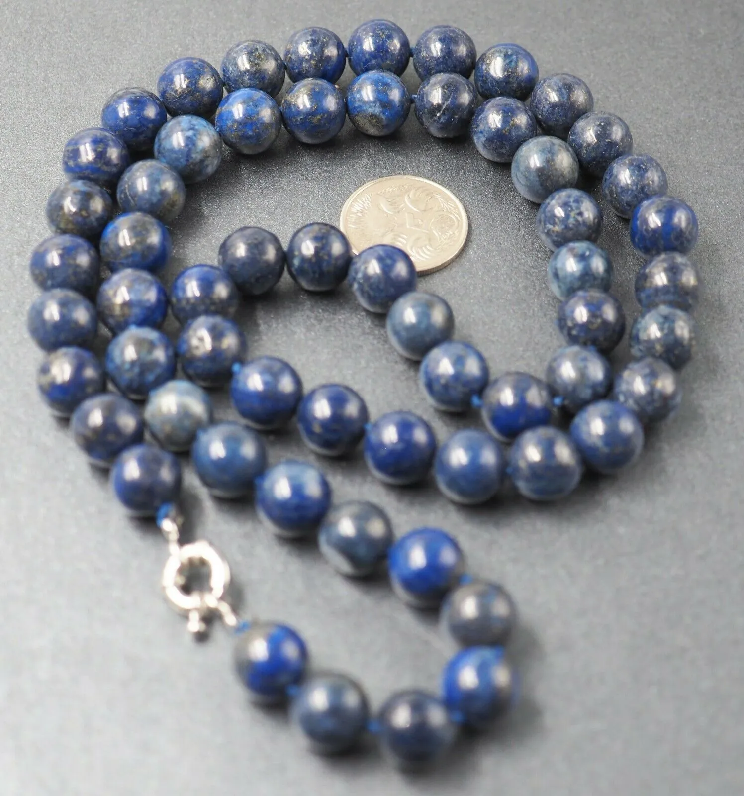 Lapis Lazuli Beaded Strand Necklace