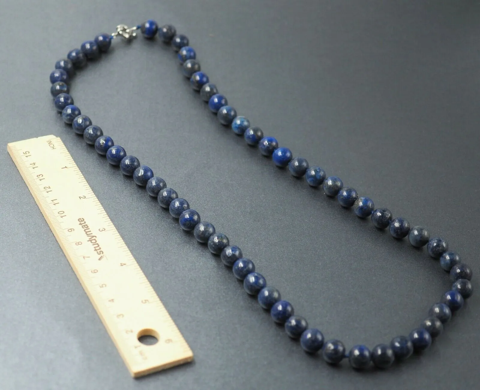 Lapis Lazuli Beaded Strand Necklace