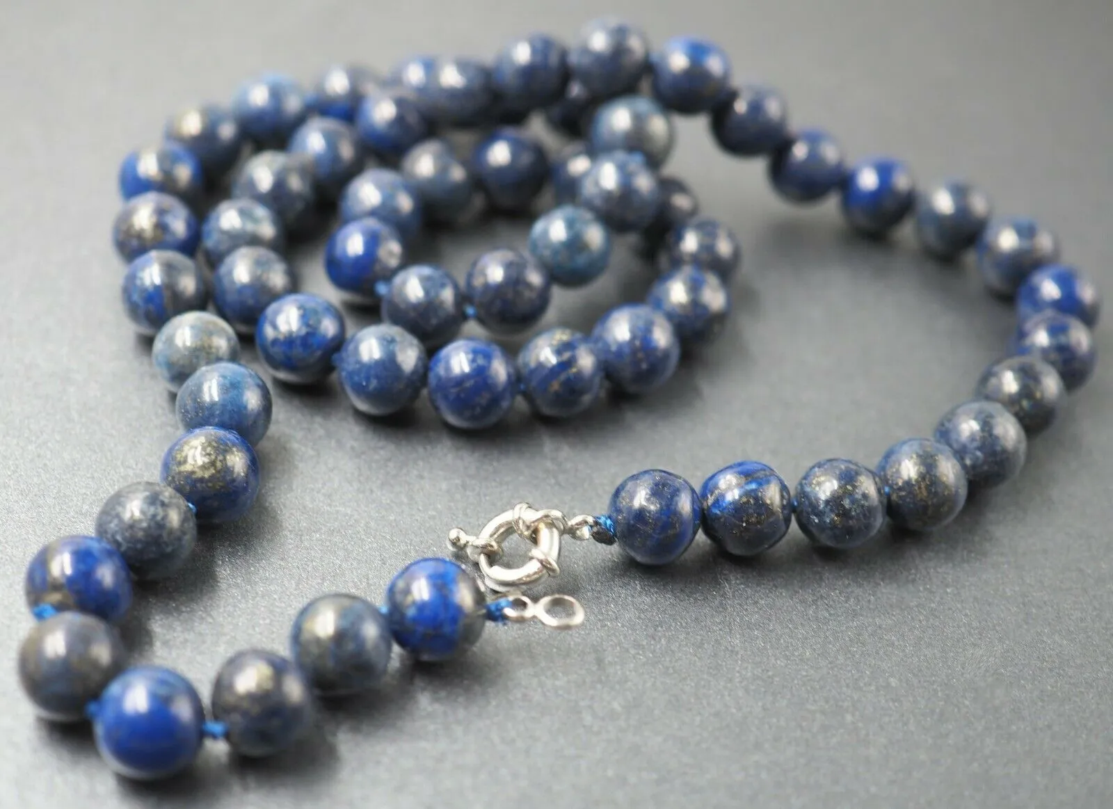 Lapis Lazuli Beaded Strand Necklace