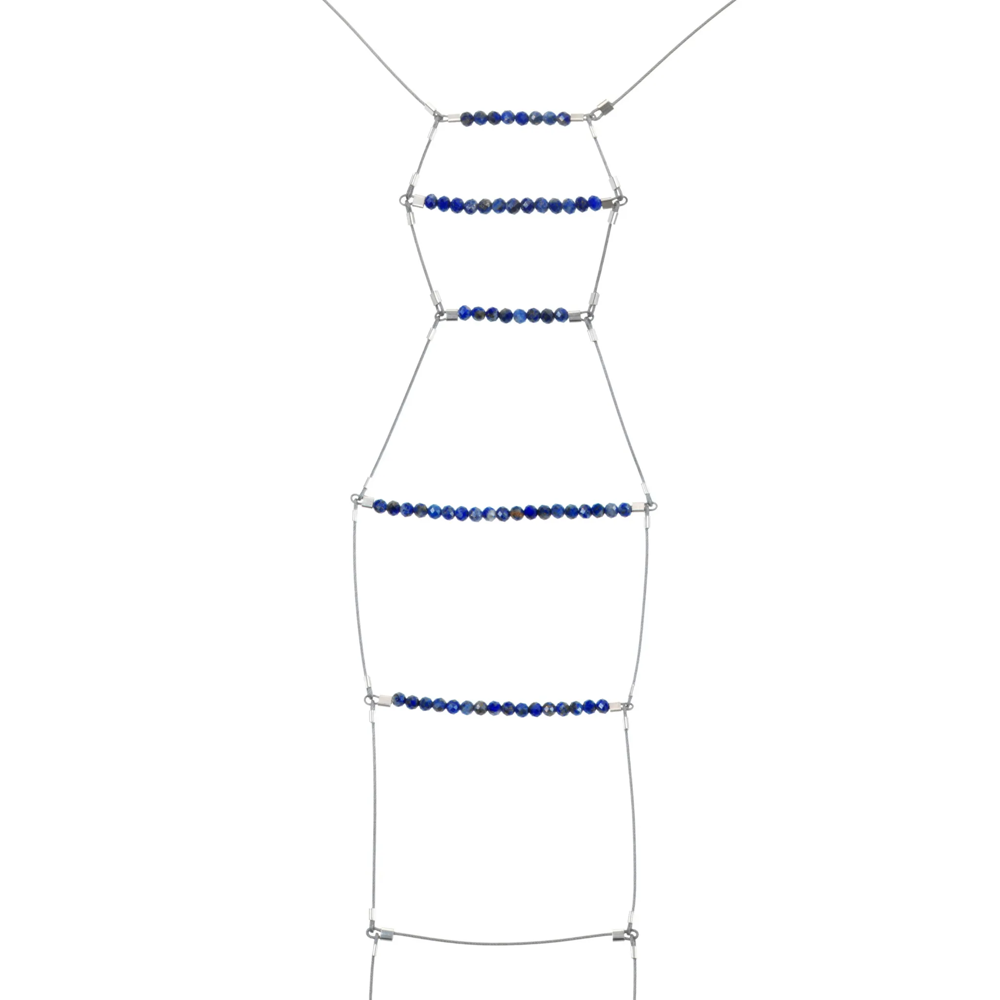 Lapis Lazuli Lady Tie Necklace