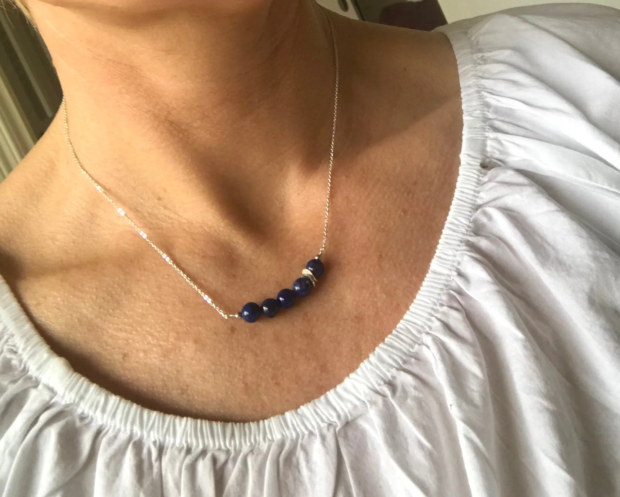 Lapis Lazuli / Sterling Silver Necklace