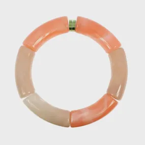 Les Cleias Lithos Resin Bangle Light Coral