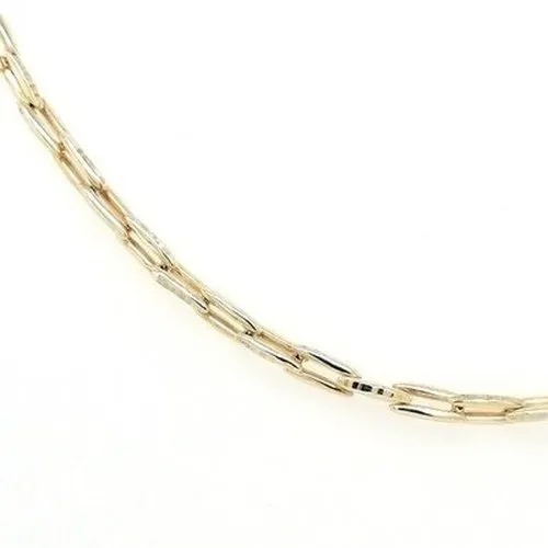 Long Rectangular Linked 9ct Gold Bracelet