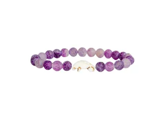 Manatee Tracking Bracelet- Coral Reef Violet