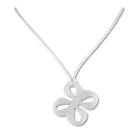 Mariposa Mini Glass Pendant - White