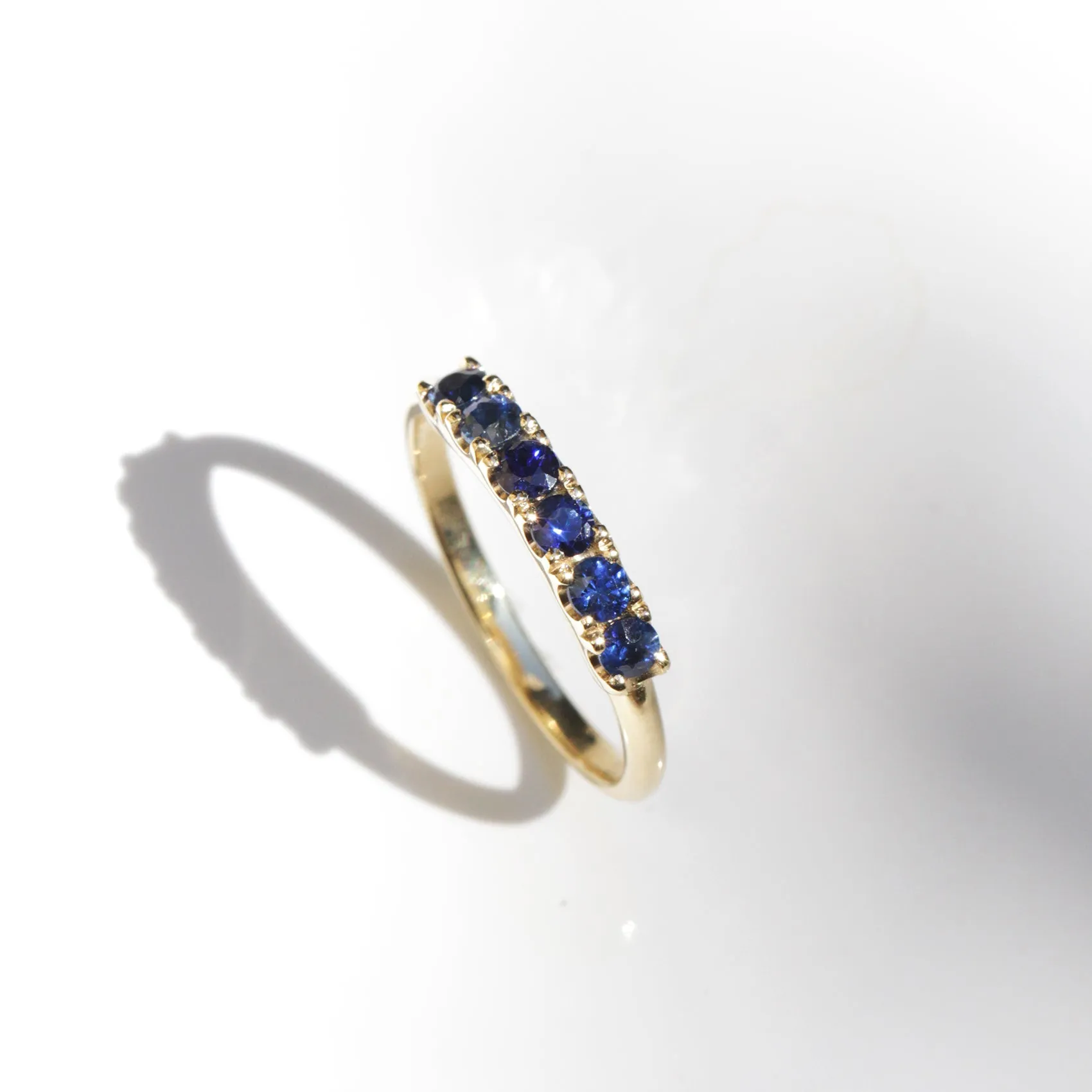 Medium Candy Gold Ring sapphire