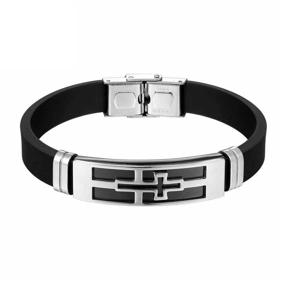 Men's Cross Bracelet <br> Stylish Cross