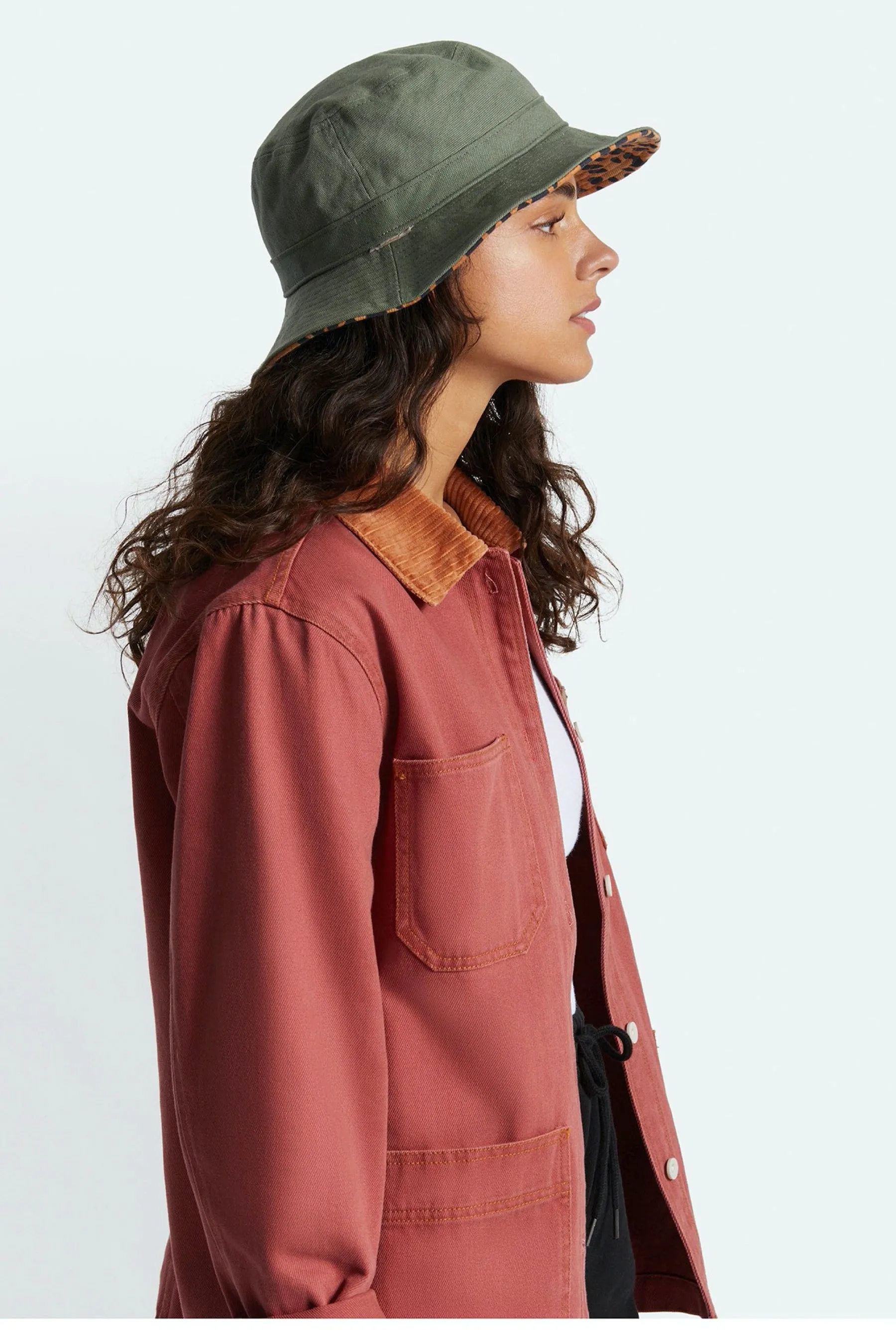 Military Olive   Leopard Petra Bucket Hat